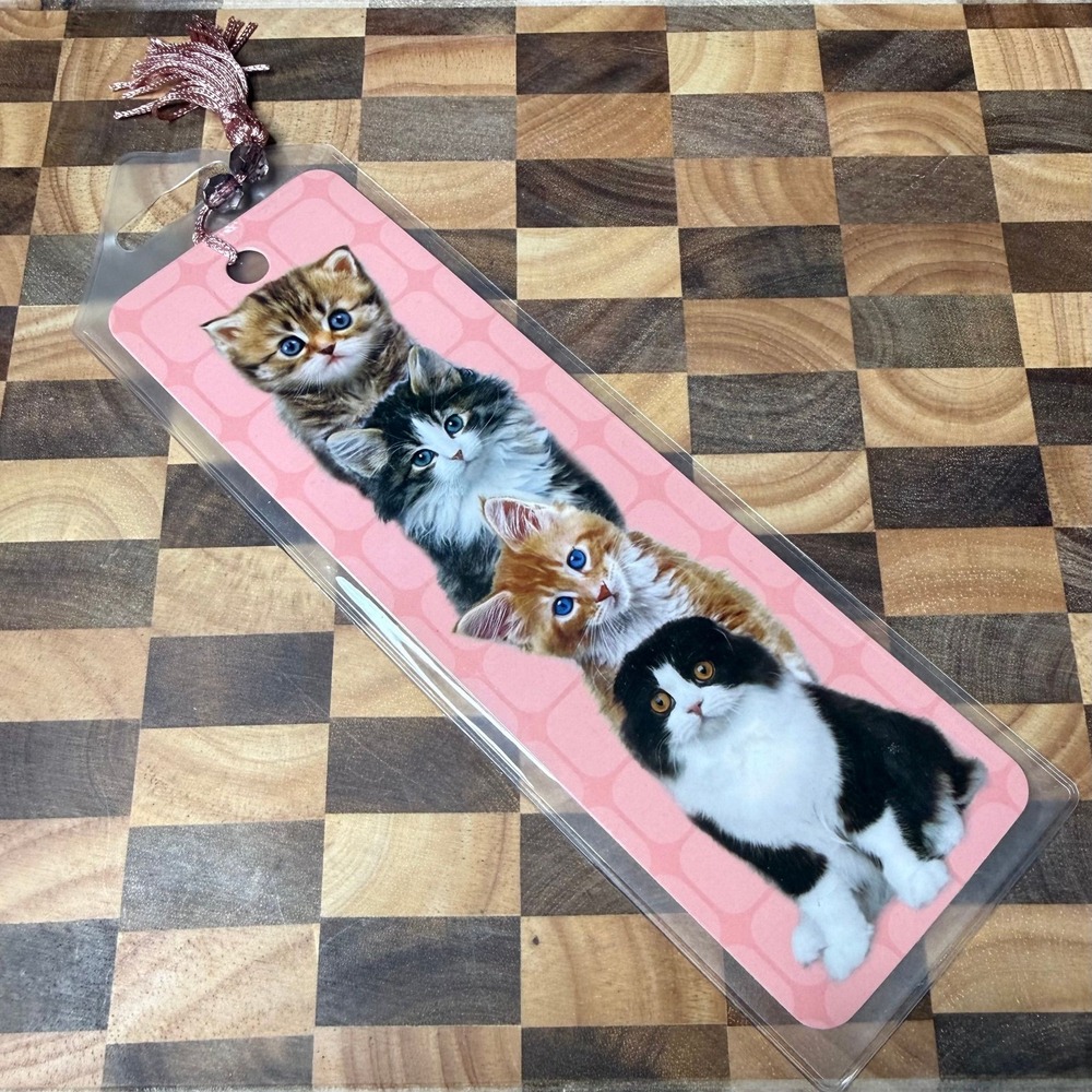 Keith Kimberlin Kitten Tassel Bookmark New